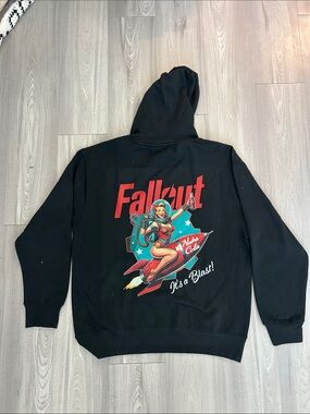 Fallout Nuka Cola Graphic Black Hoodie